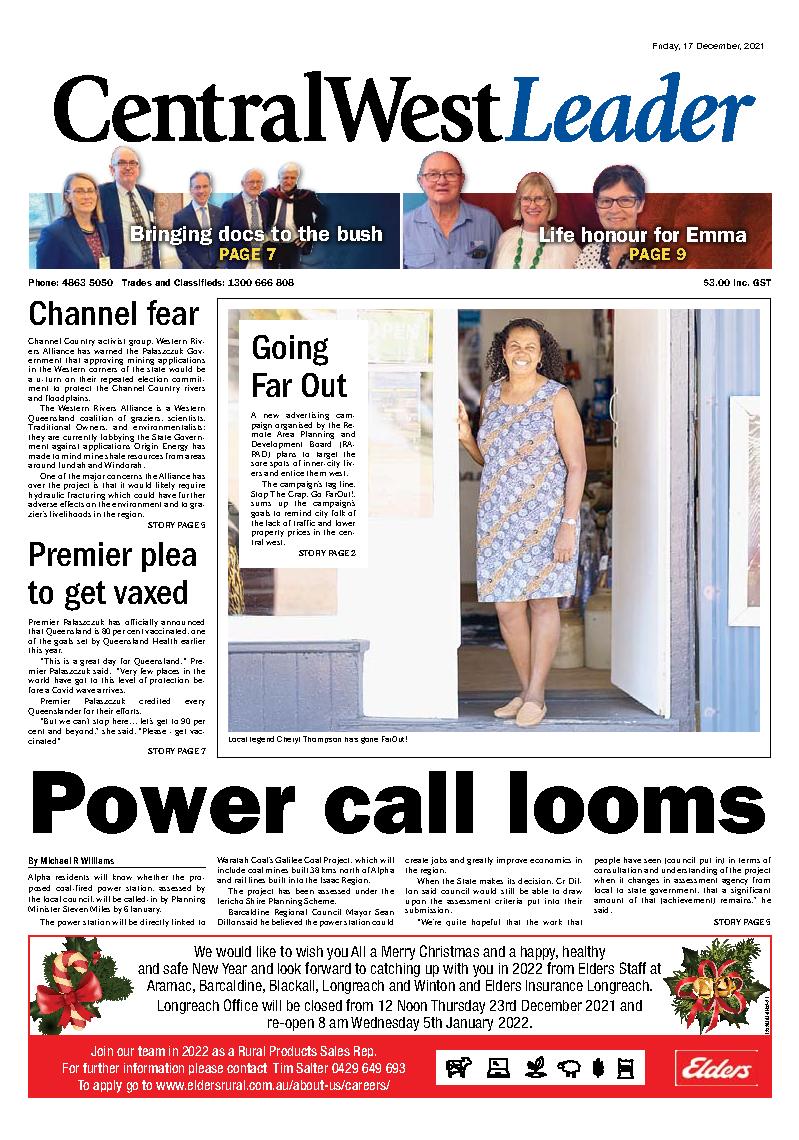 Central West Leader Today – 17th December 2021