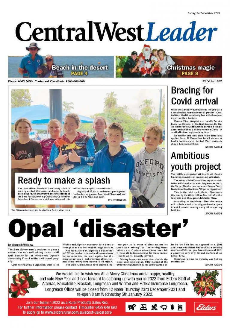 Central West Leader Today – 24th December 2021