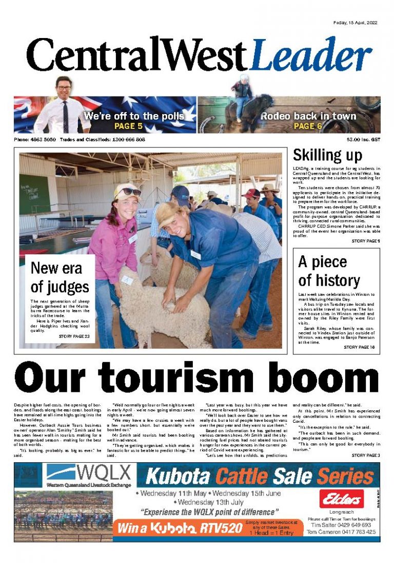Central West Leader Today – 15th April 2022