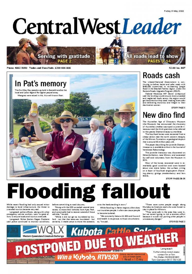 Central West Leader Today – 6th May 2022