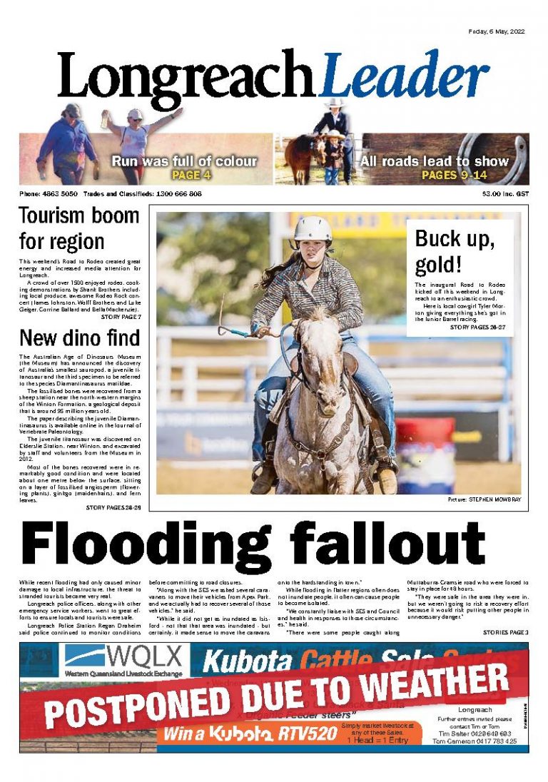 Longreach Leader Today – 6th May 2022