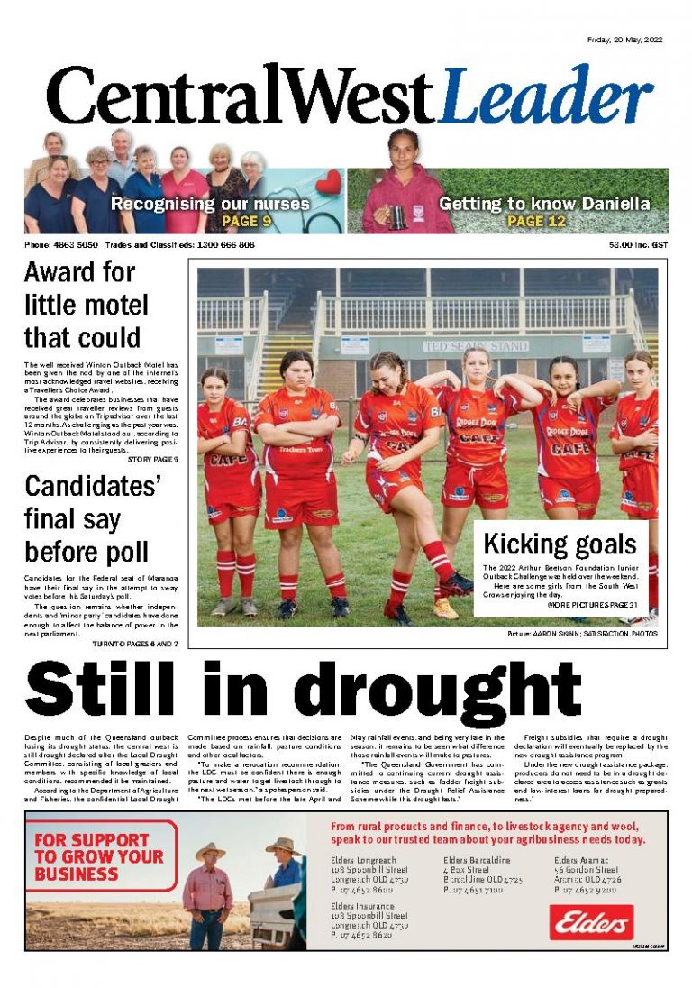 Central West Leader Today – 20th May 2022