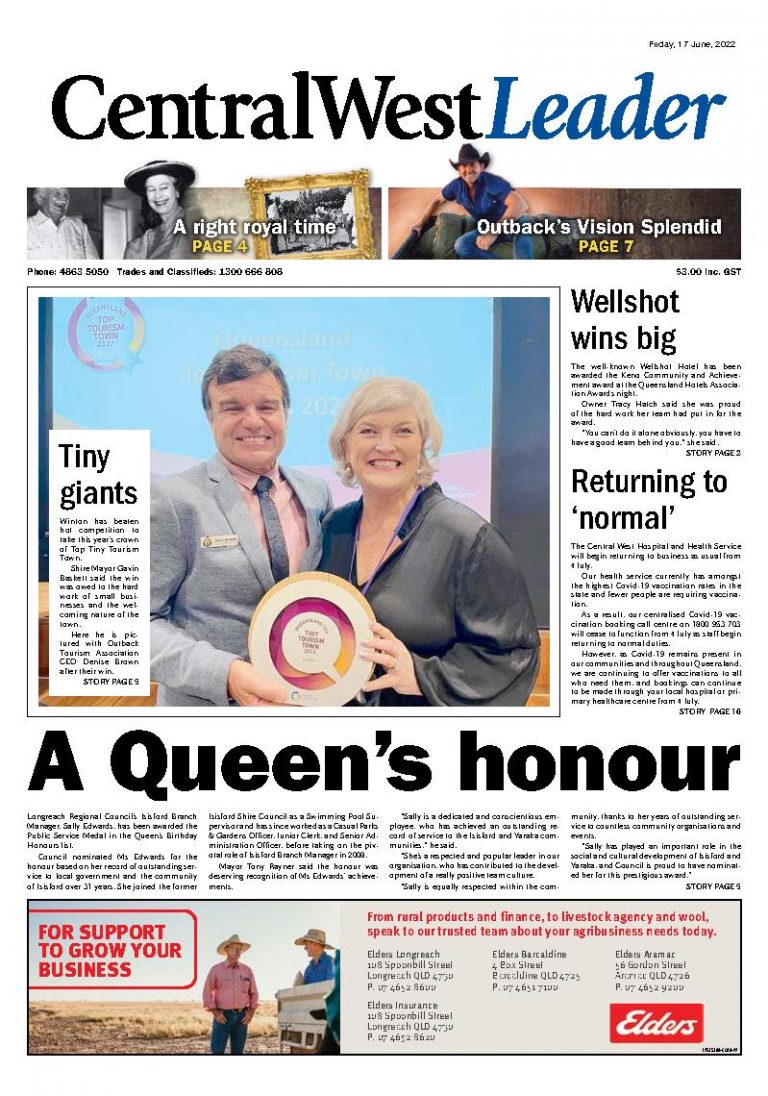 Central West Leader Today – 17th June 2022