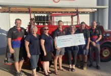 Donation to firies