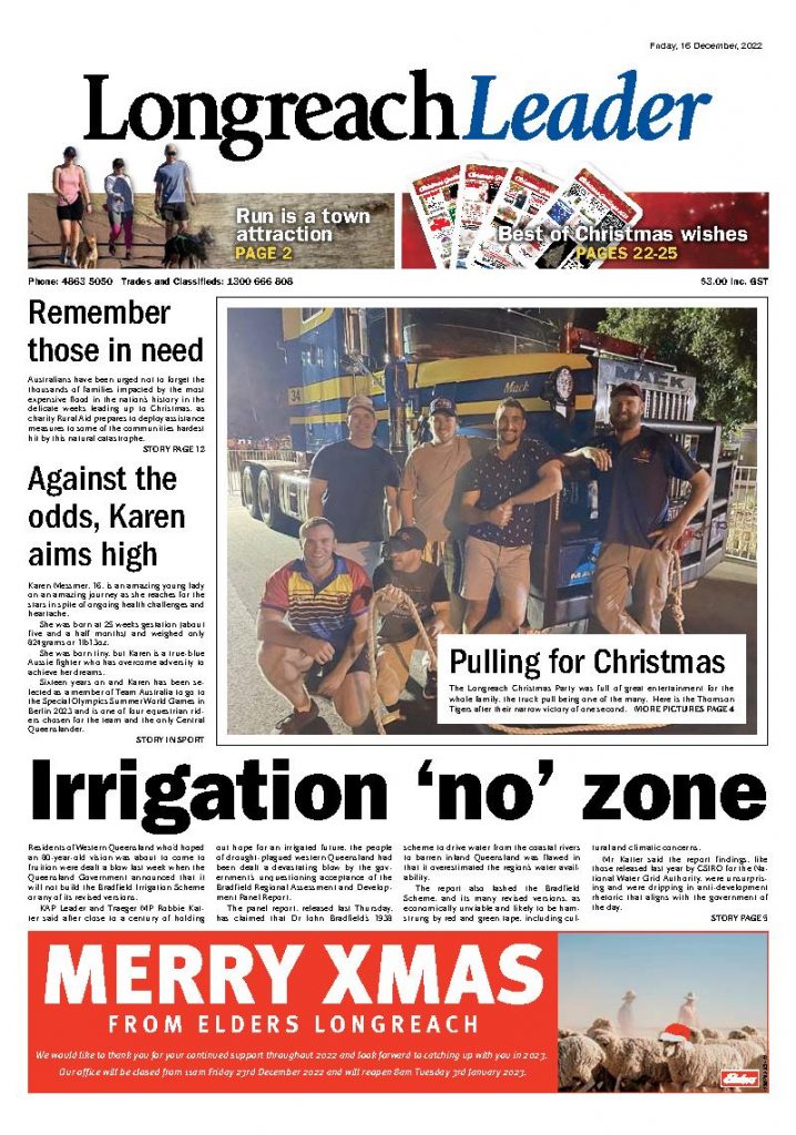Longreach Leader Today 16th December 2022 Leader Today