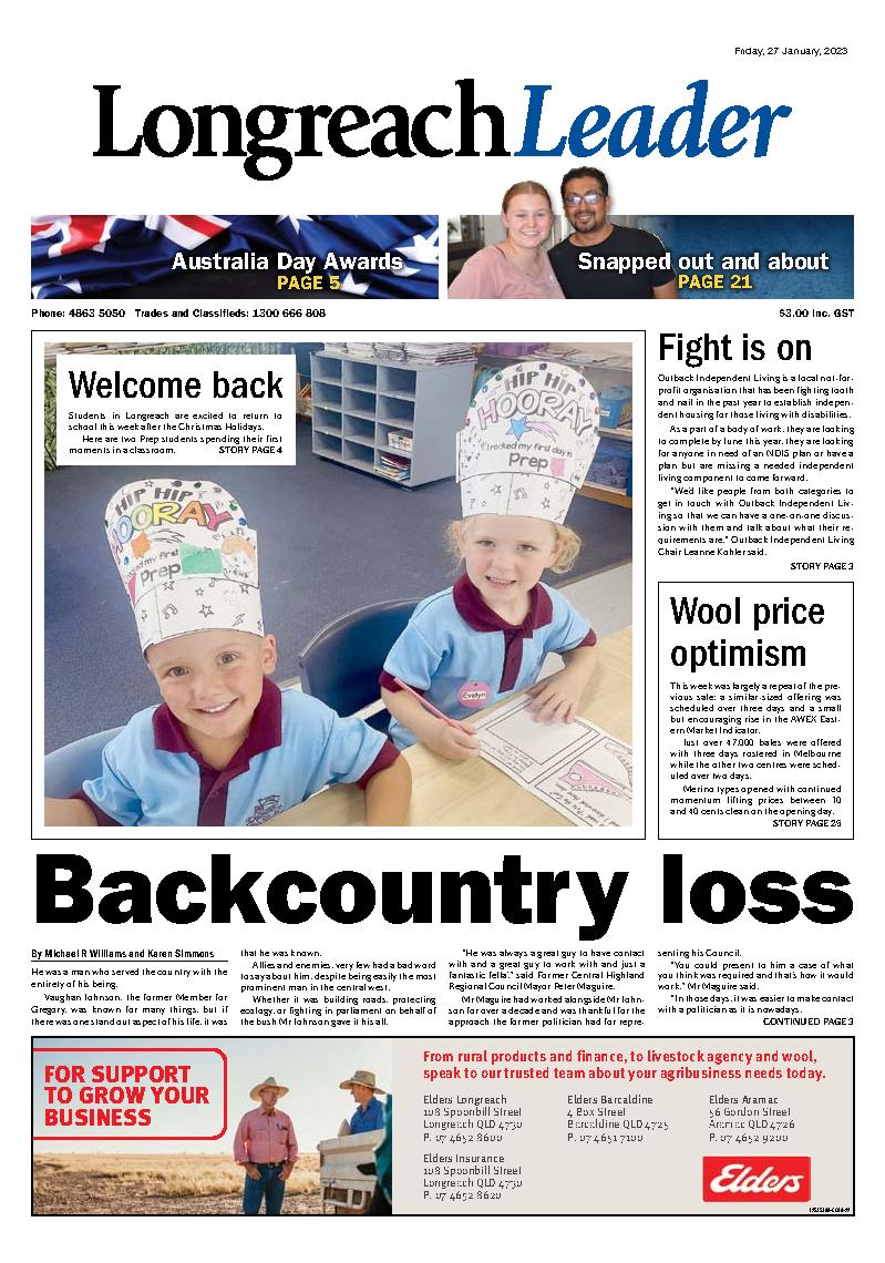 Longreach Leader Today - 27th January 2023 | Leader Today