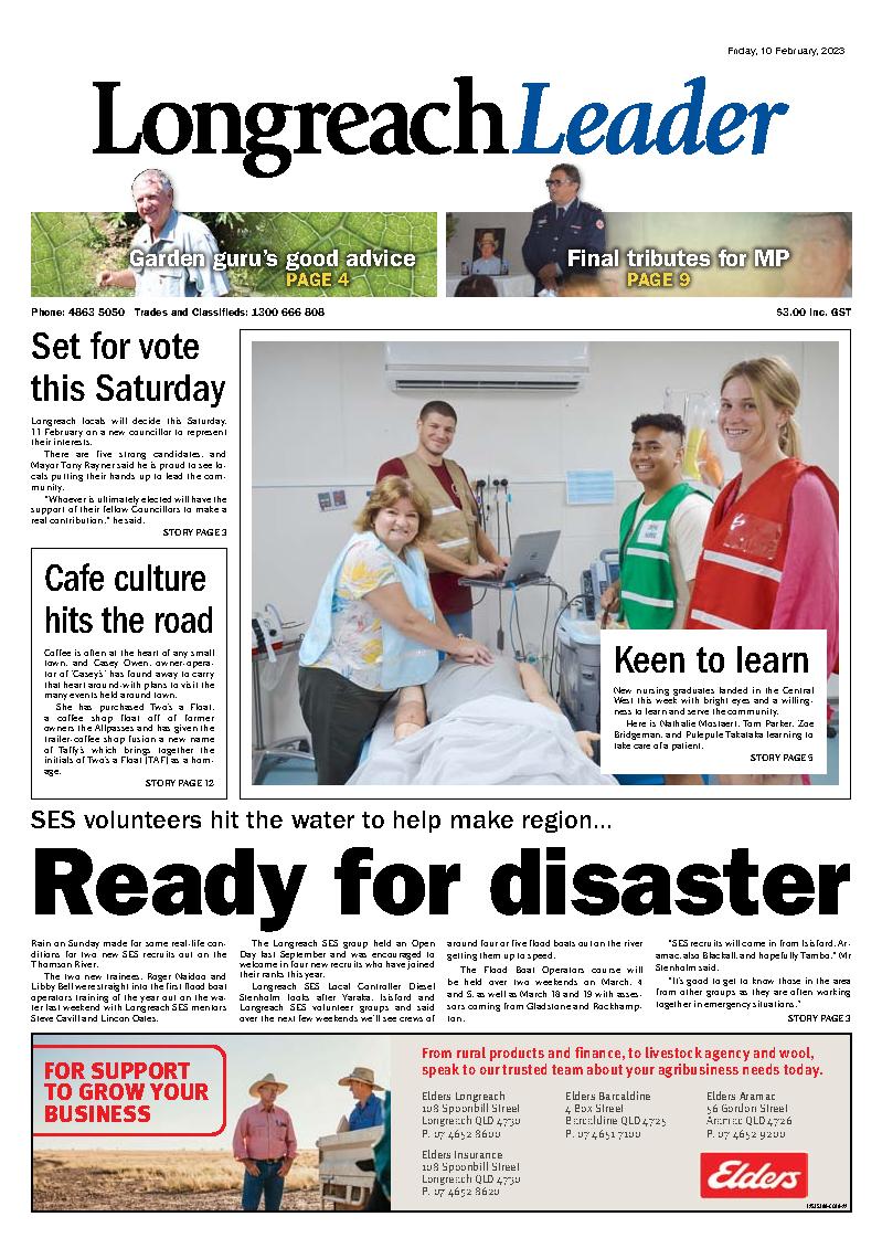Longreach Leader Today 10th February 2023 Leader Today