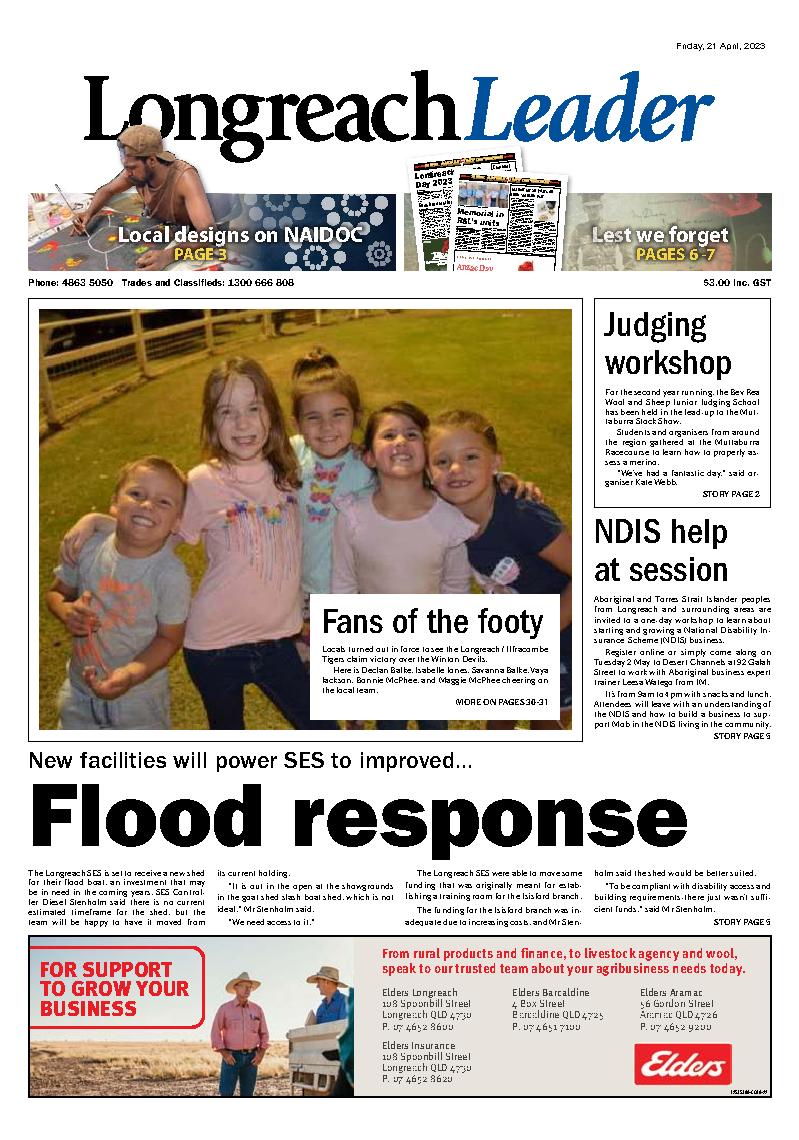 Longreach Leader Today 21st April 2023 Leader Today