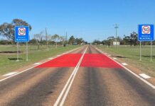 Seeing red at town entries