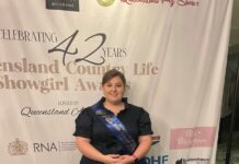 Longreach Showgirl represents region