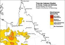 Heatwave conditions for parts of Western Queensland