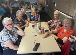Seniors enjoy Aus Day lunch