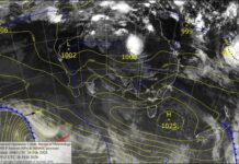 Heavy showers on Range