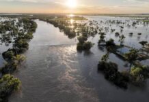 Support flows after floods